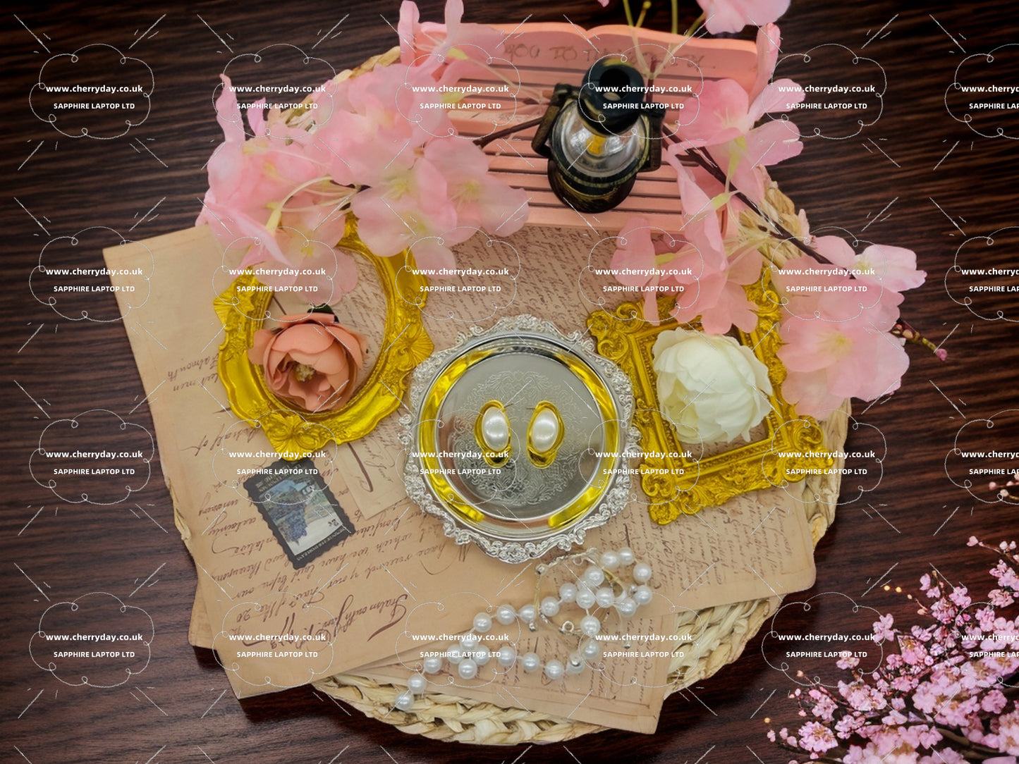 Santorini water shell pearl earrings