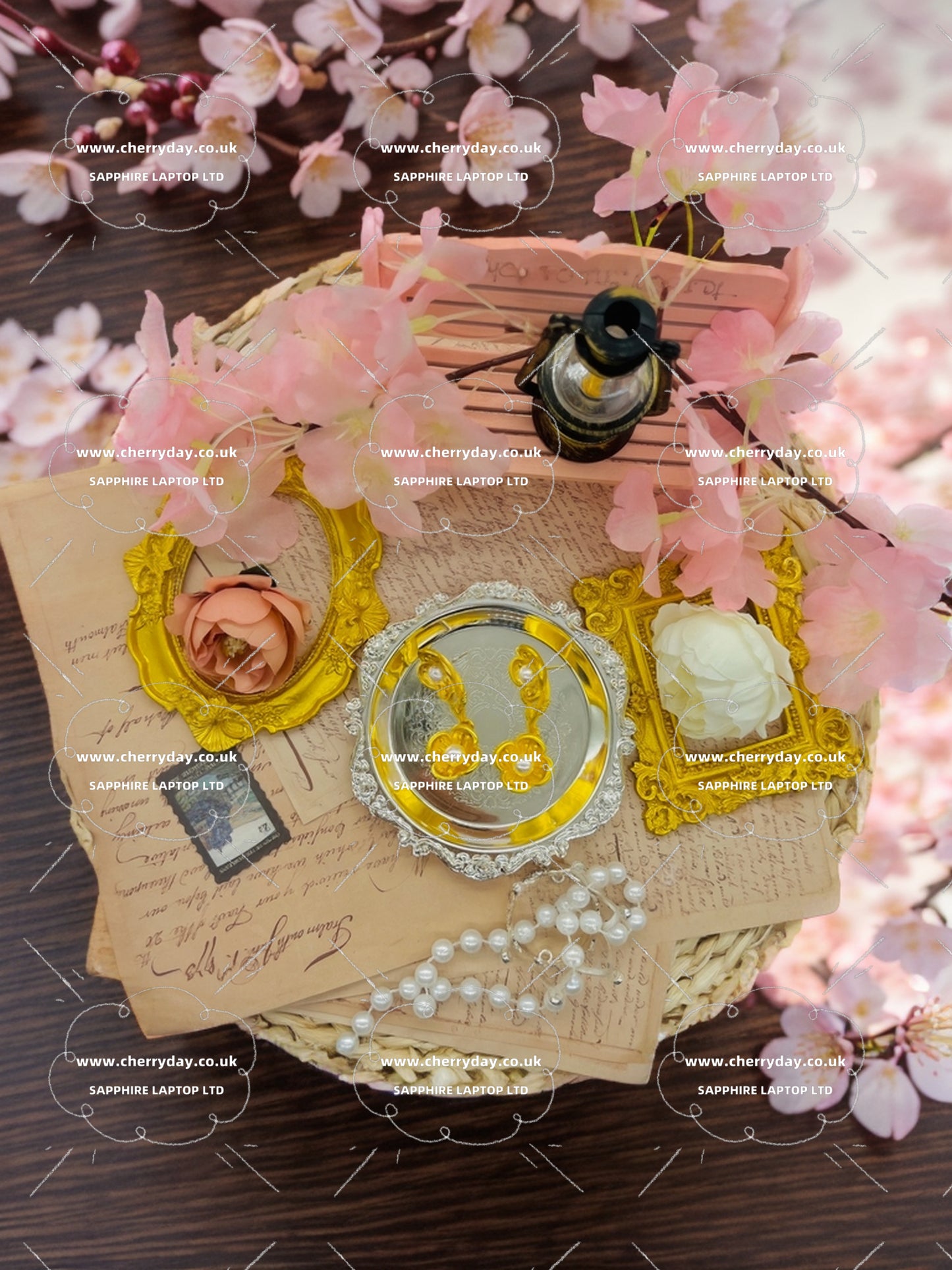 Helianthus annuus sunflower vintage earrings