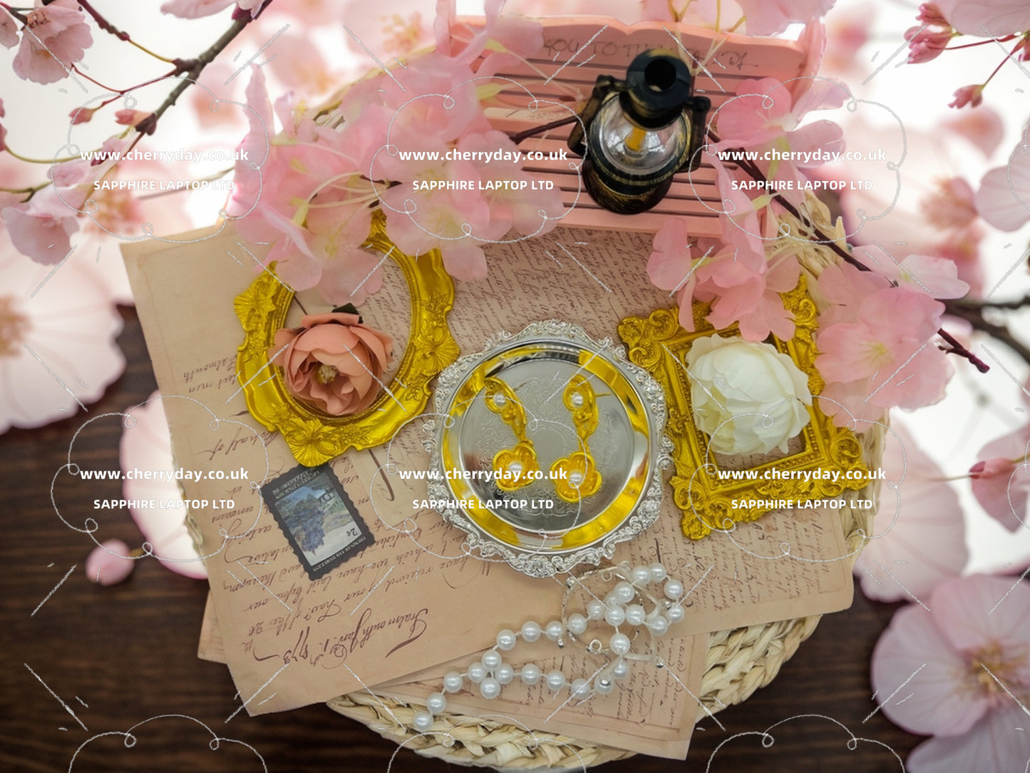 Helianthus annuus sunflower vintage earrings