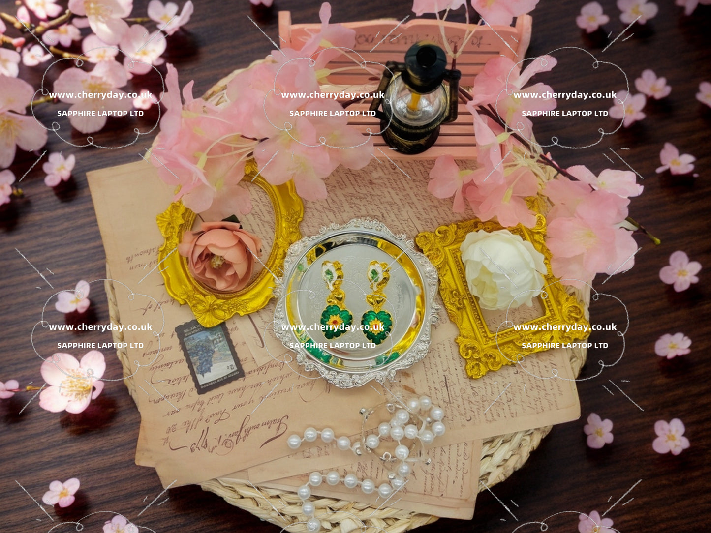 Memory of Medieval vintage earrings