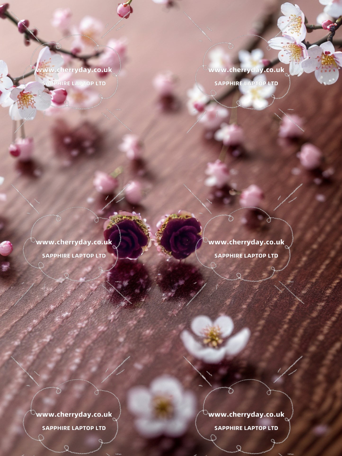 Christmas red collection earrings