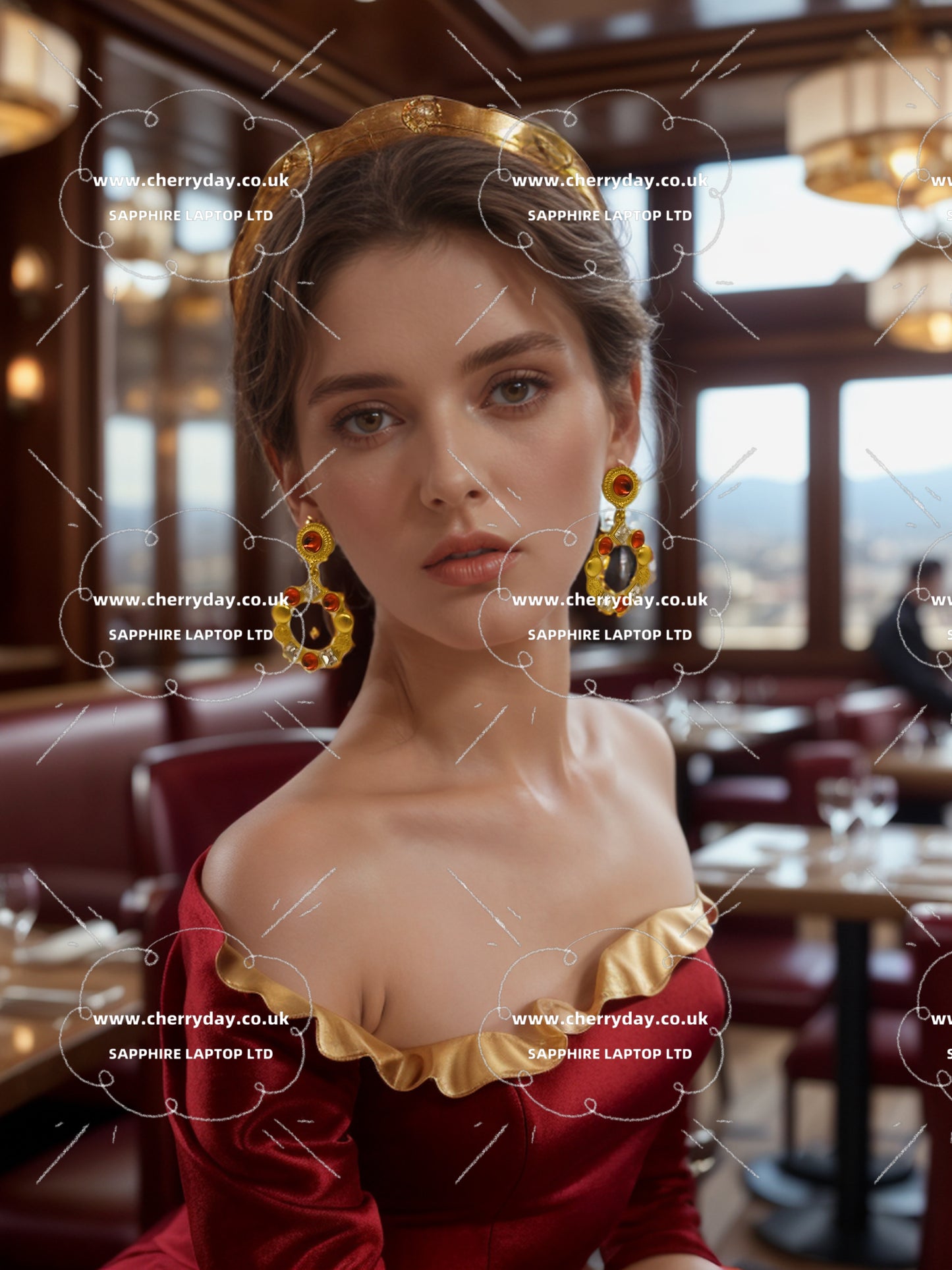 Gears of industry earrings