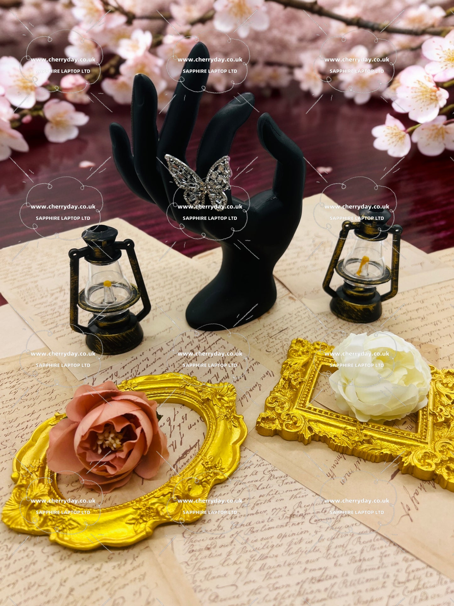 Butterfly ring for White-Silver