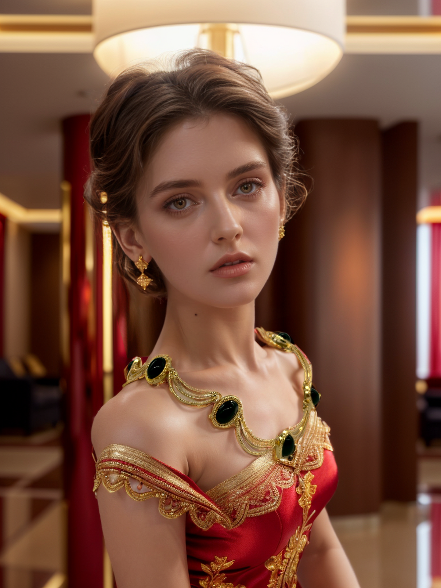 Secret of black stones necklace
