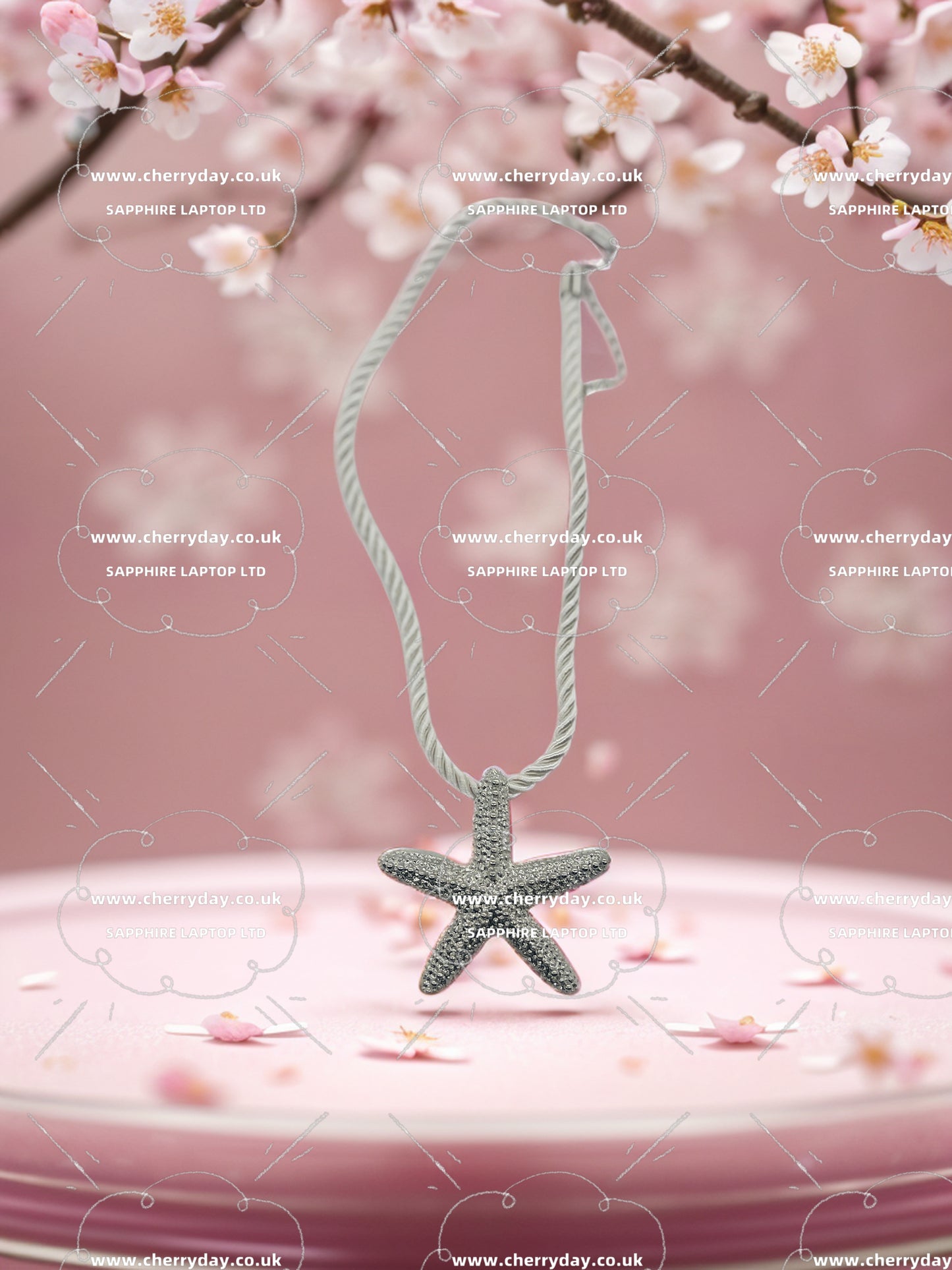 Patrick starfish earrings & necklace set