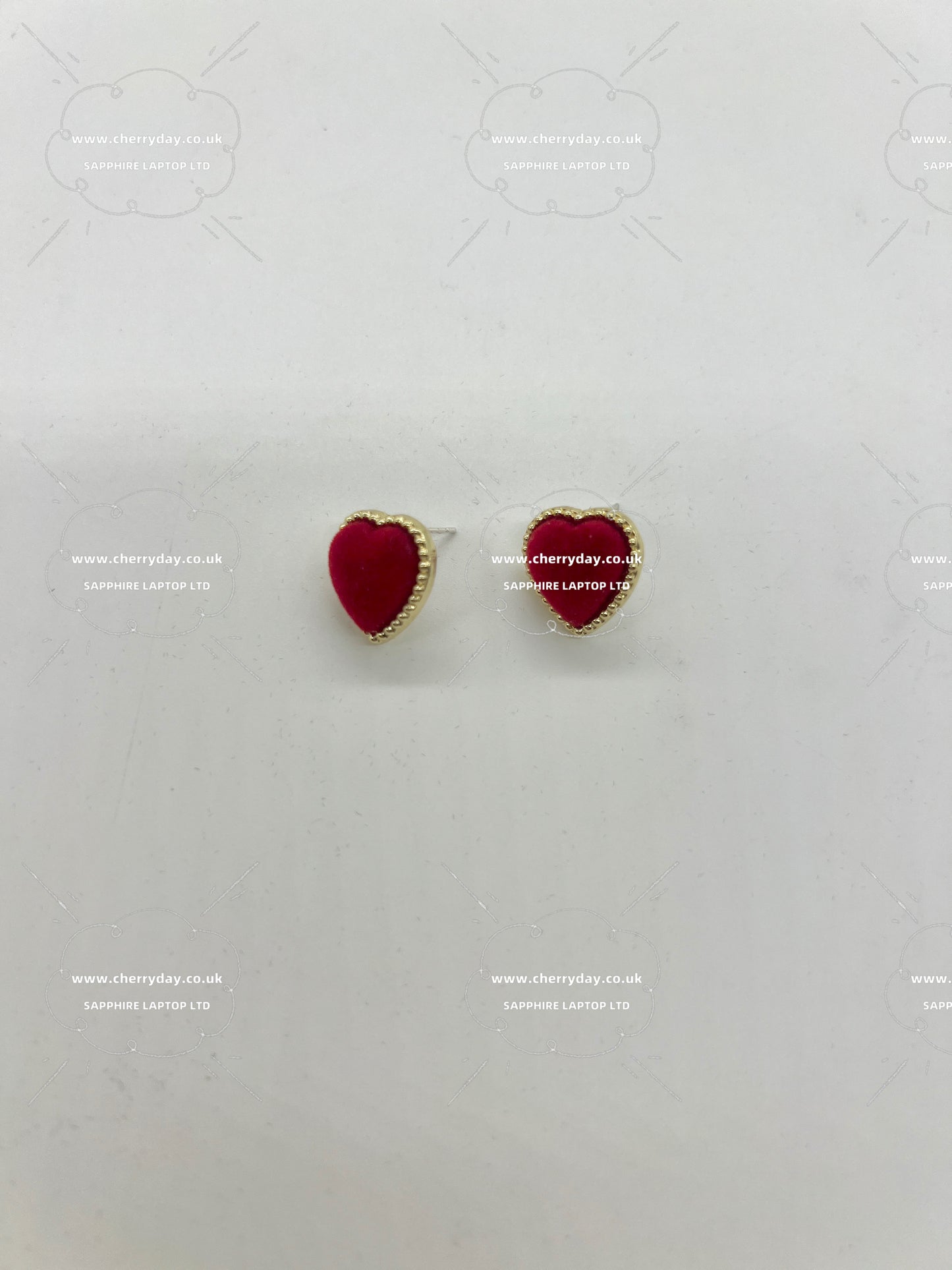 Christmas red earrings