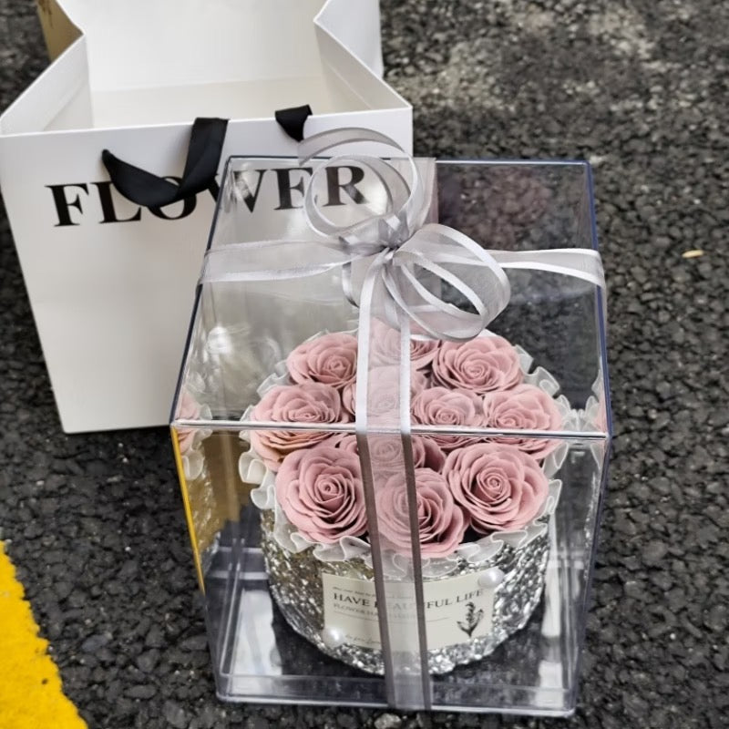 Smoky Pink Rose Bouquet
