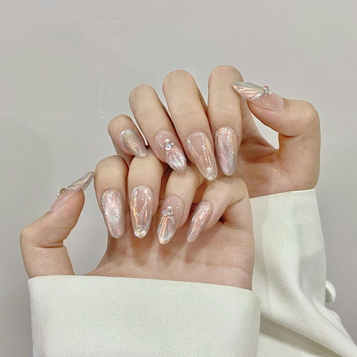 Nails 025-Mermaid Microdream Whitening Nail Art