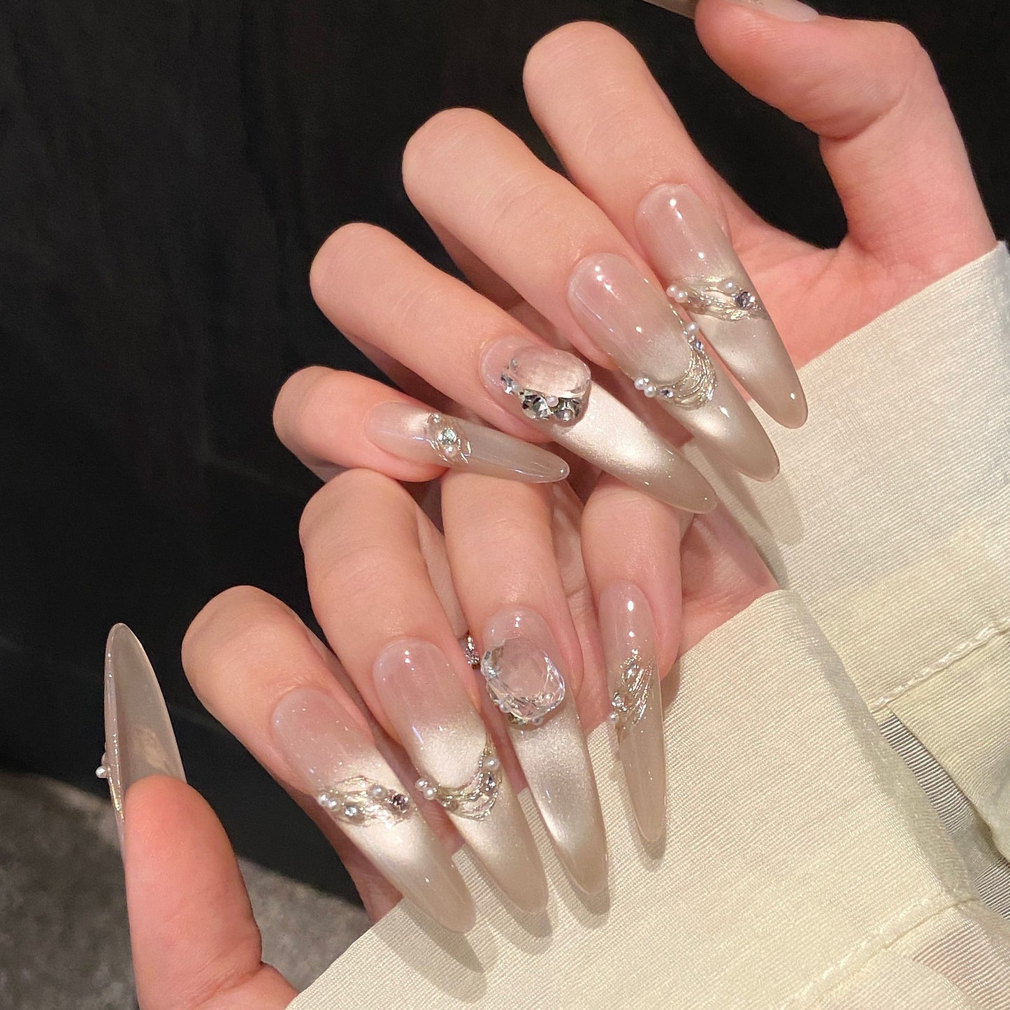 Nails 255-Panopticon Cat Eye Nail Art