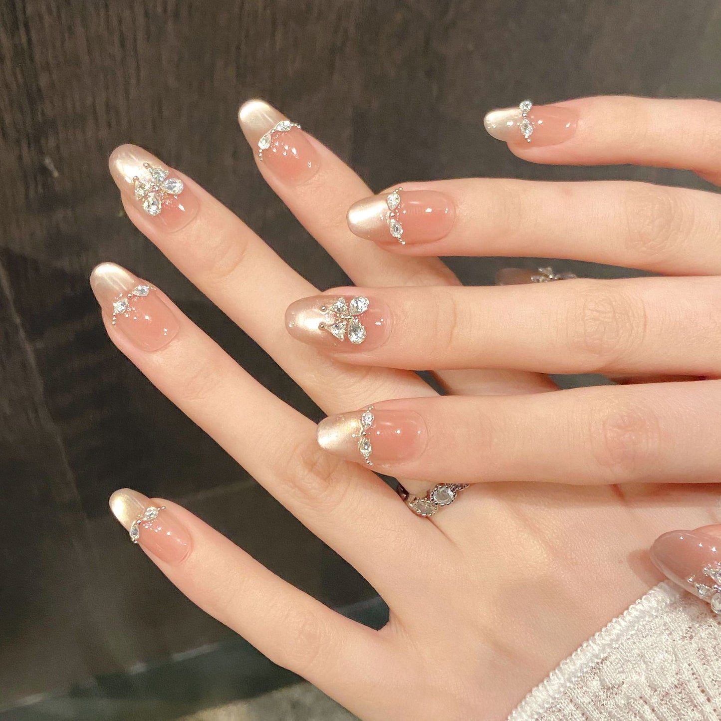 Nails 287-Spirit Butterfly Fairy Diamonds Nail Art