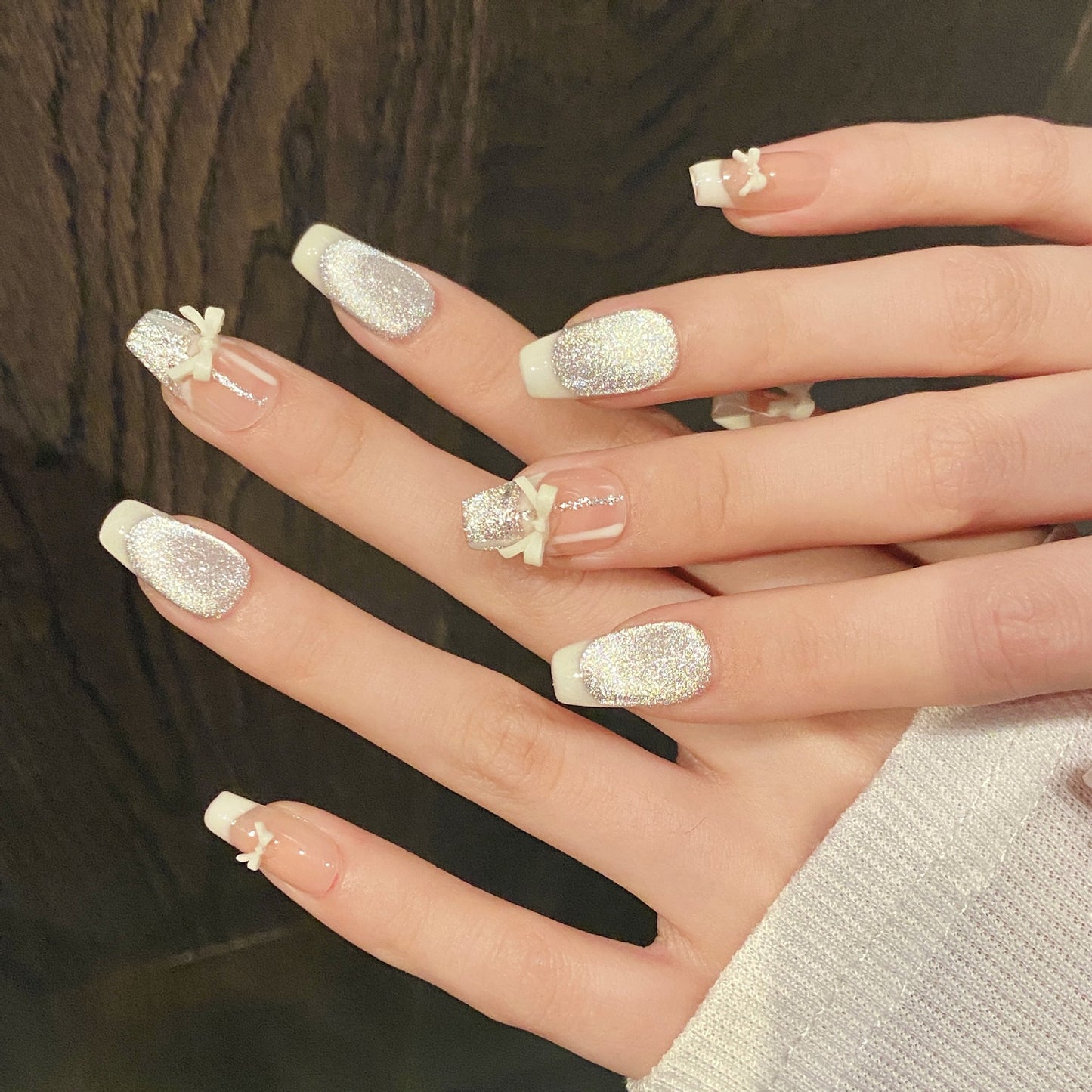 Nails 257-Rocco Girl Ballet Style Butterfly Tie Nail Art