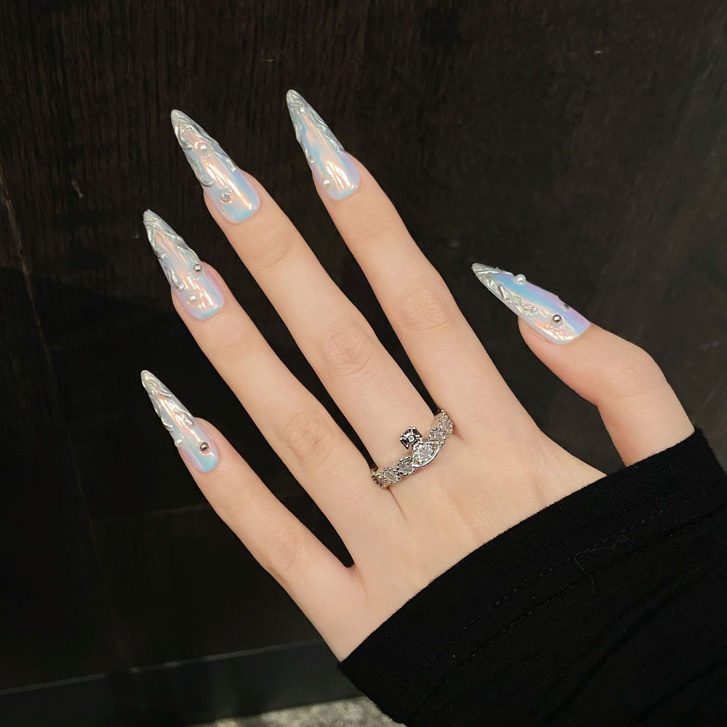 Nails 250-Mercury Aurora Hottie Metallic Nail Art