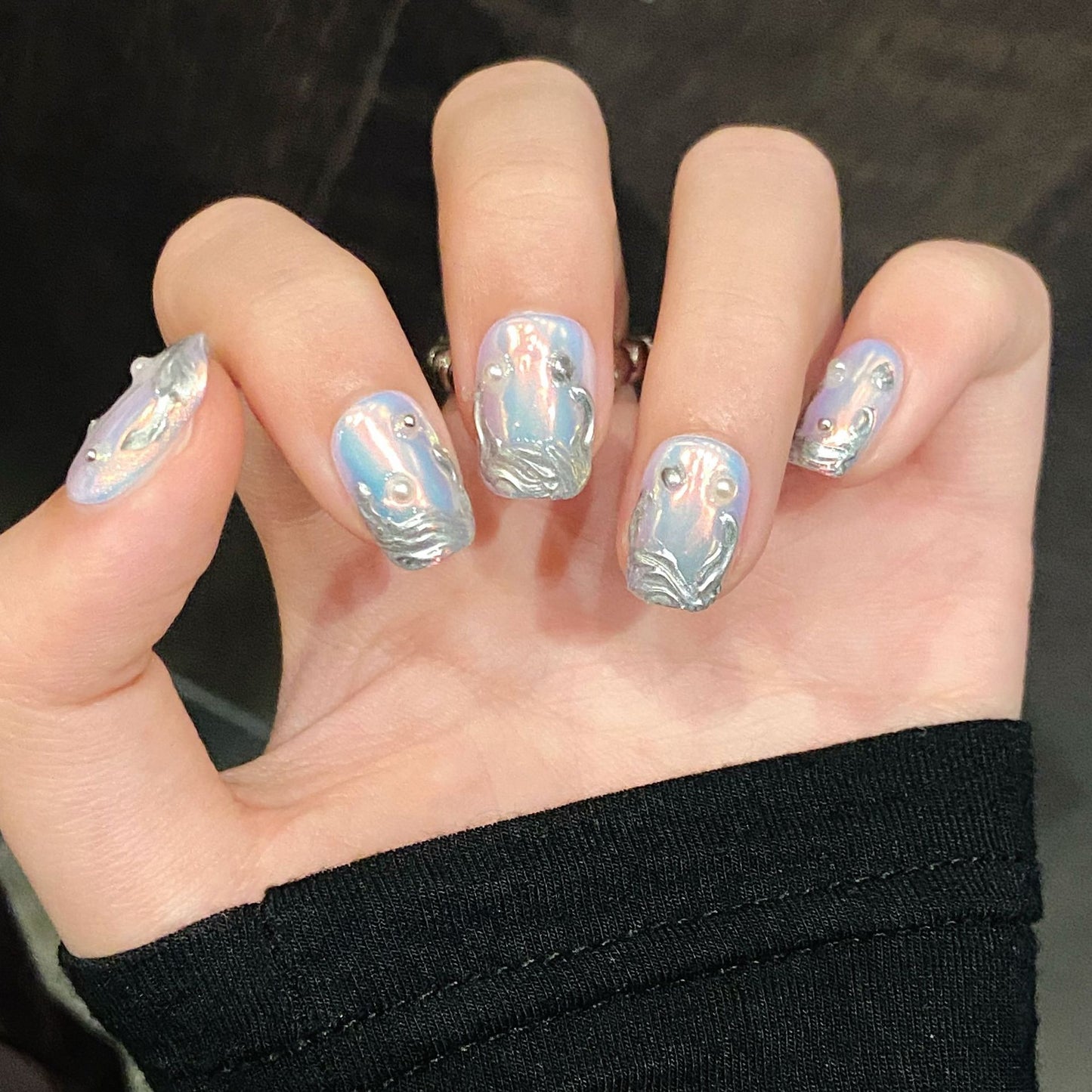 Nails 250-Mercury Aurora Hottie Metallic Nail Art