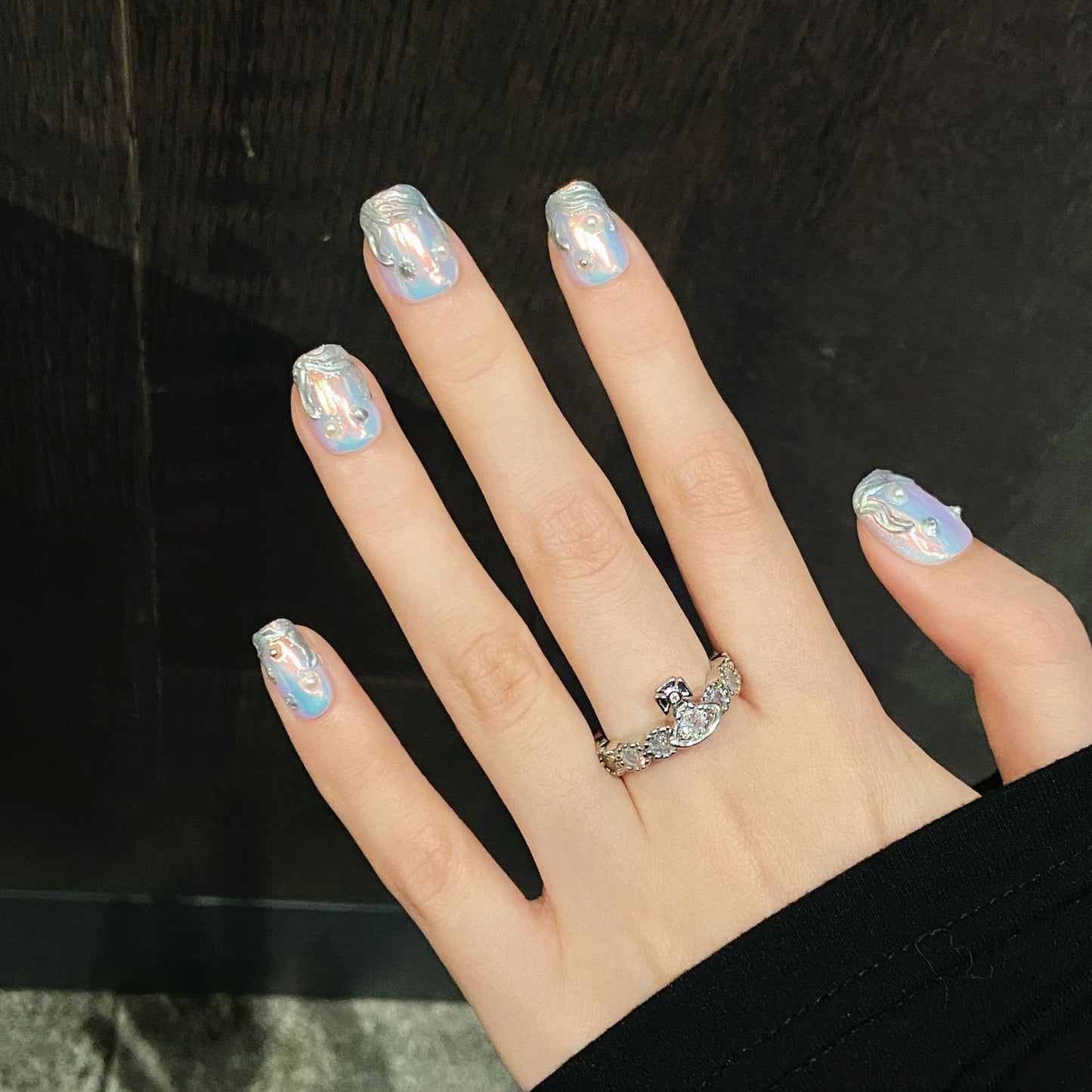 Nails 250-Mercury Aurora Hottie Metallic Nail Art