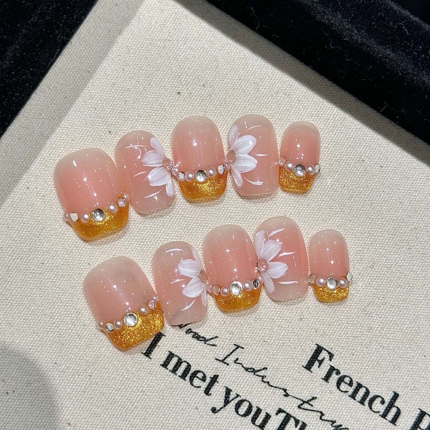 Nails 031-Nail Art for the Evening Sun