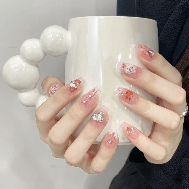 Nails 344-Alice in Wonderland Nail Art
