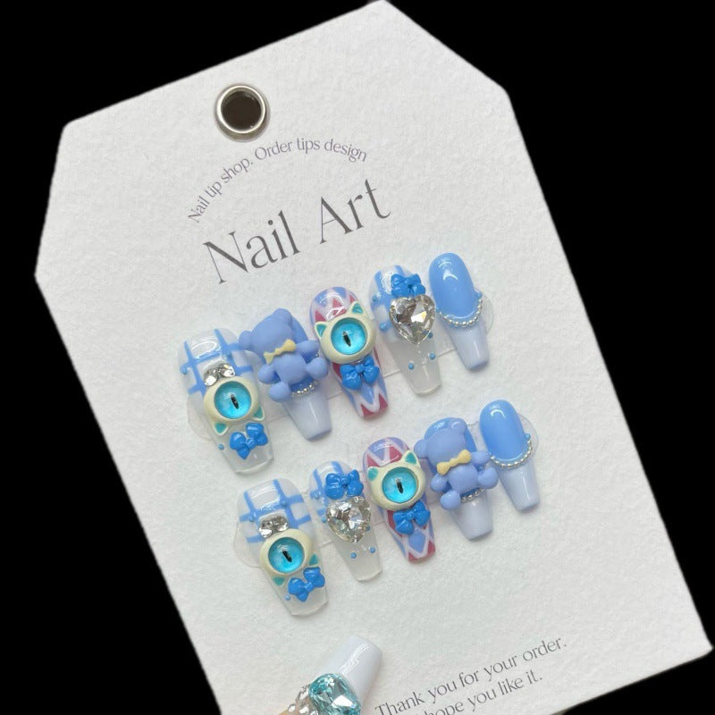 Nails 111-Salt and Sweet Devil's Little Monster Kid's Nail Art