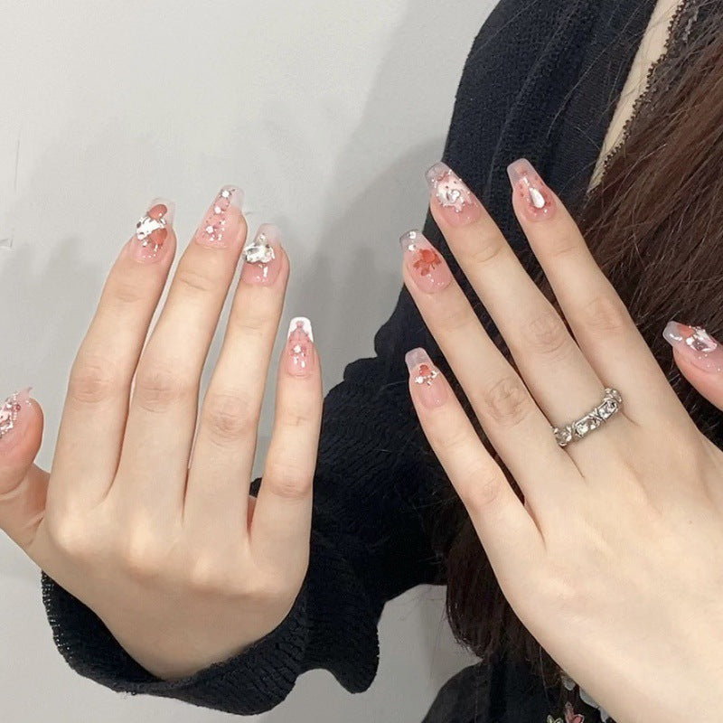 Nails 344-Alice in Wonderland Nail Art