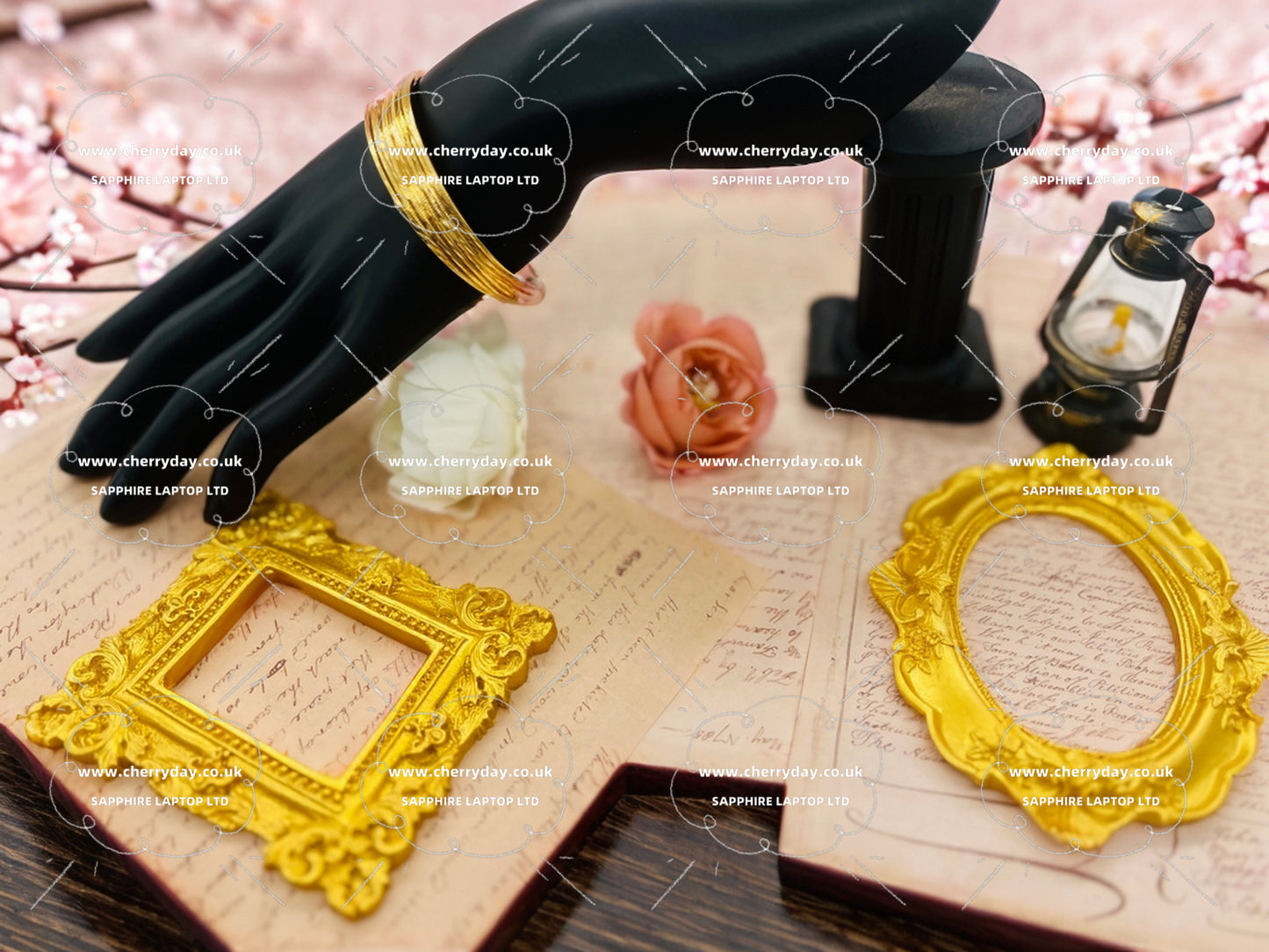 Multilayer gold bracelet