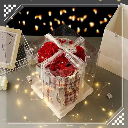 Rose Box in Lace