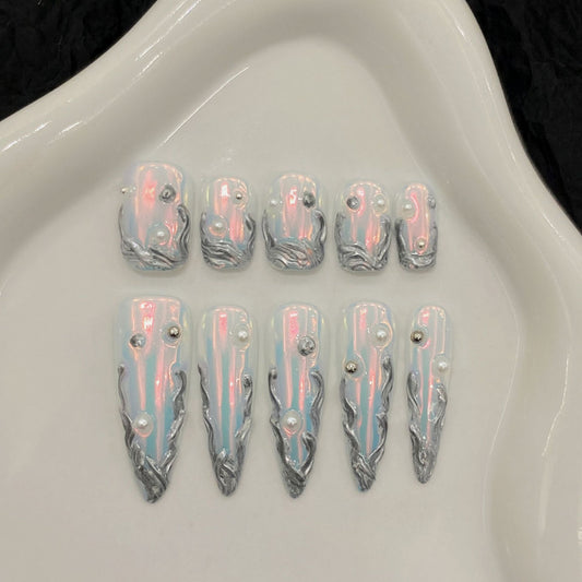 Nails 250-Mercury Aurora Hottie Metallic Nail Art