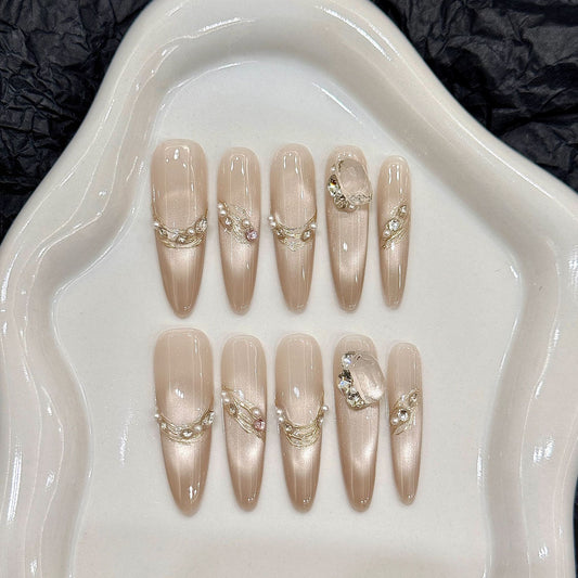 Nails 255-Panopticon Cat Eye Nail Art