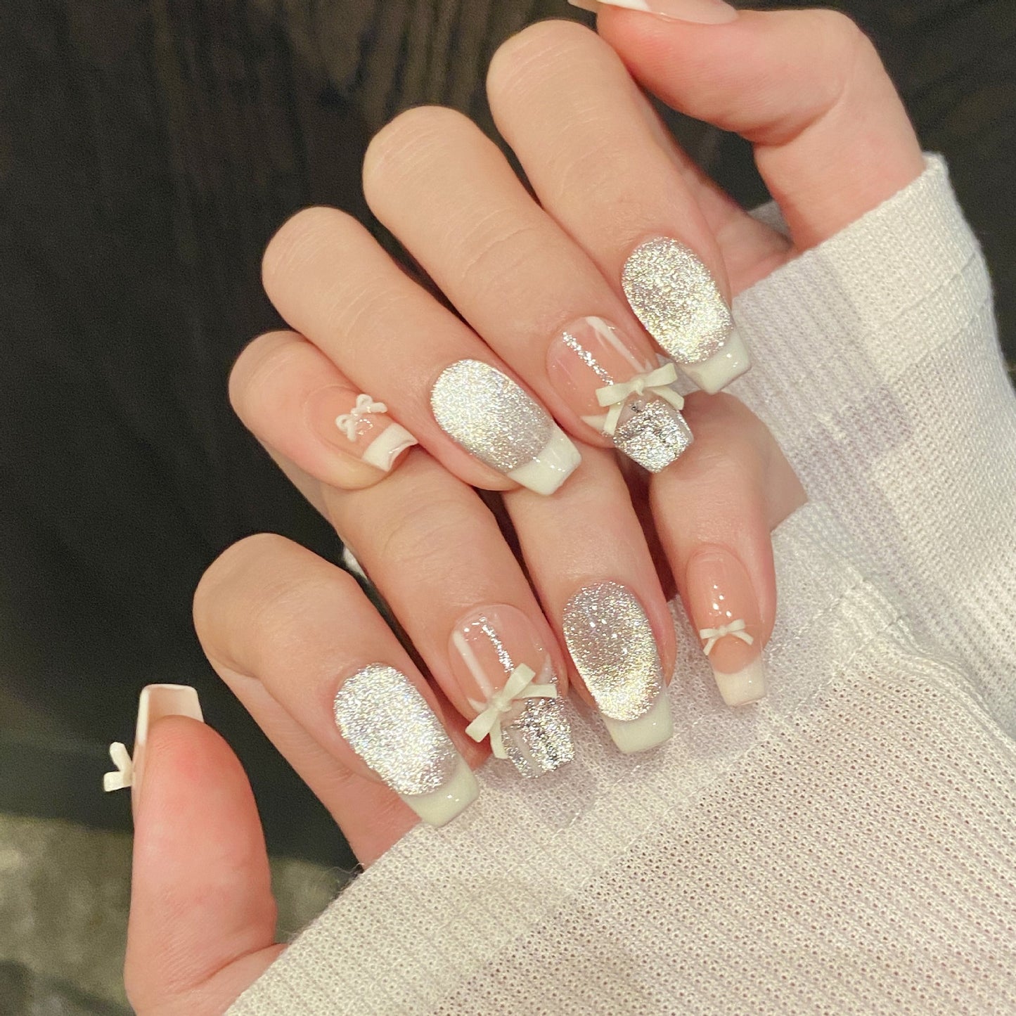 Nails 257-Rocco Girl Ballet Style Butterfly Tie Nail Art