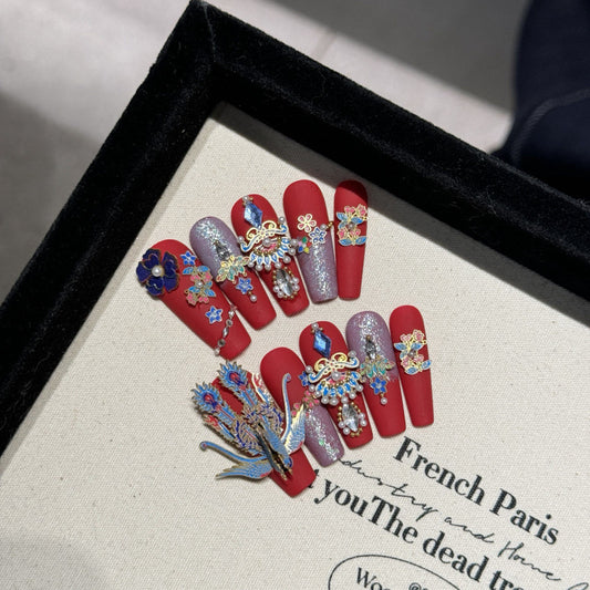 Nails 058-Phoenix Cape Nail Art