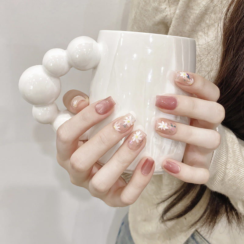 Nails 060-Spring Fresh Flower Nail Art