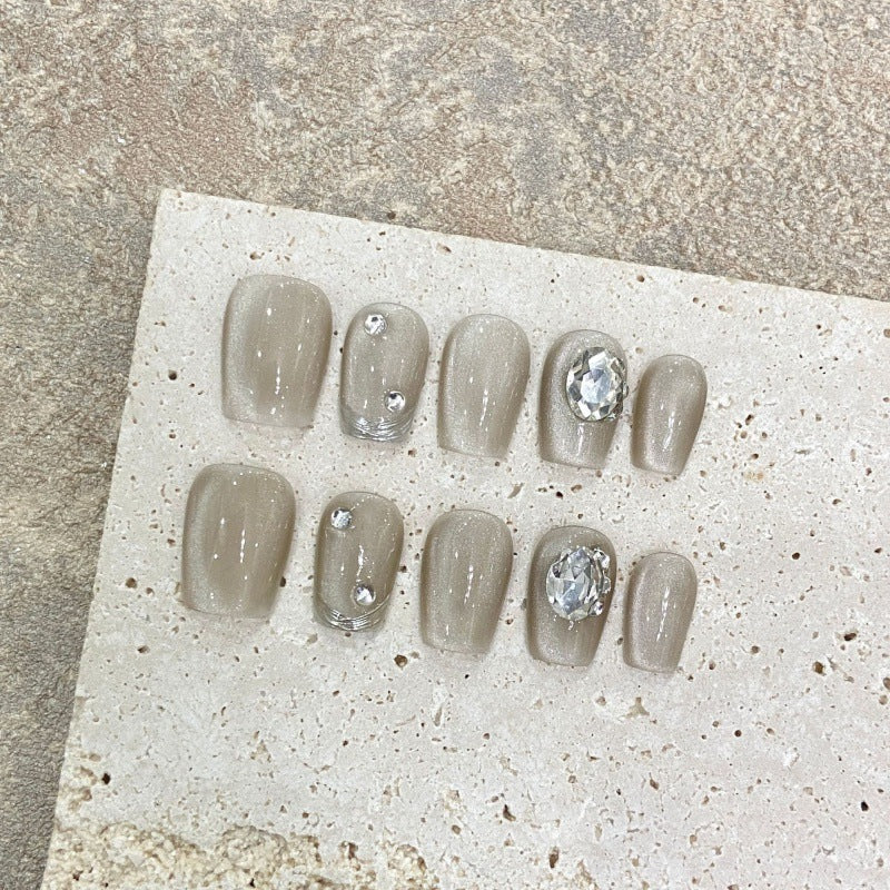 Nails 050-Afternoon Scent Cat Eye Manicure