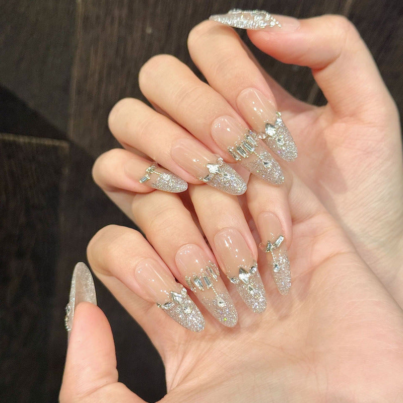 Nails 152-Goddess Crown Nail Art