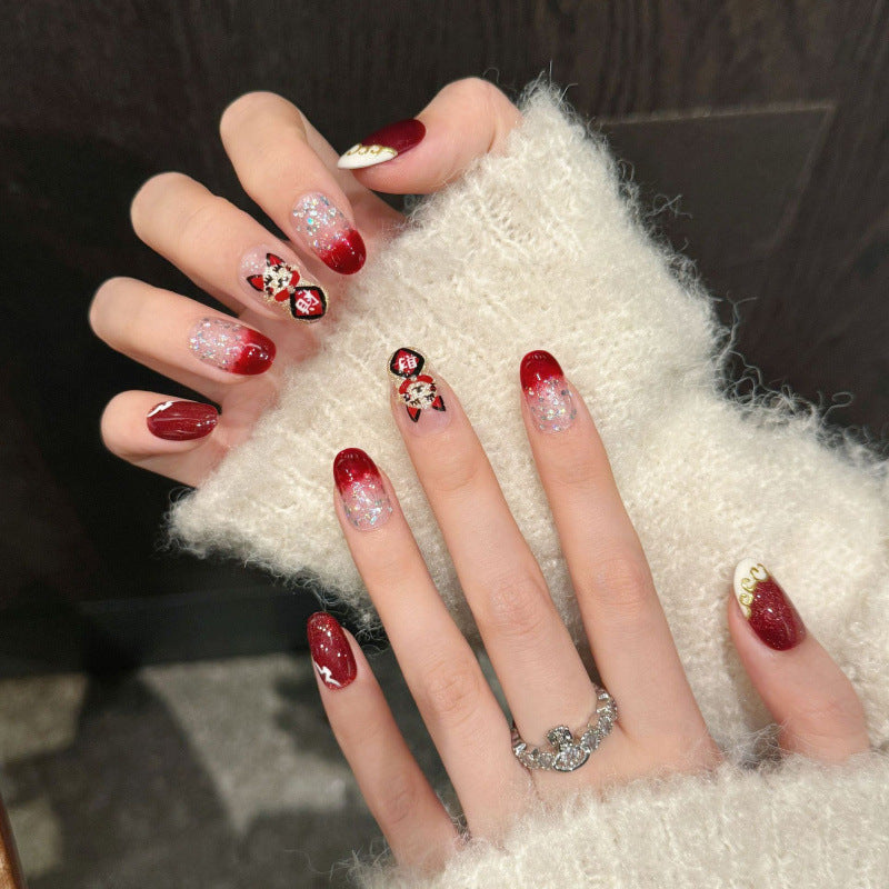 Nails 327-Fortune and prosperity manicure
