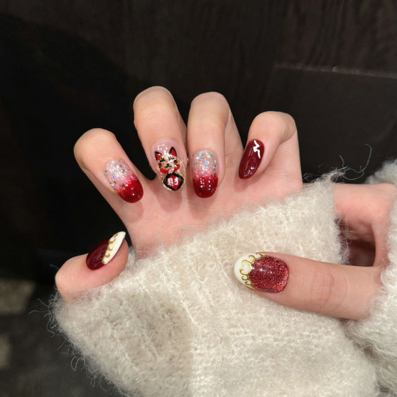 Nails 327-Fortune and prosperity manicure