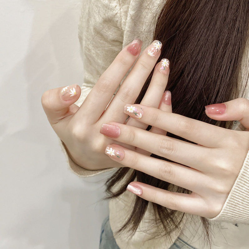 Nails 060-Spring Fresh Flower Nail Art