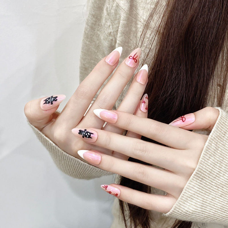 Nails 070-Magic Mirror Pink Popping Glitter Nail Art