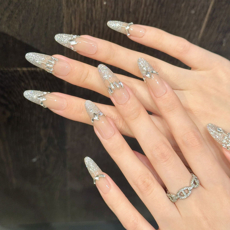 Nails 152-Goddess Crown Nail Art