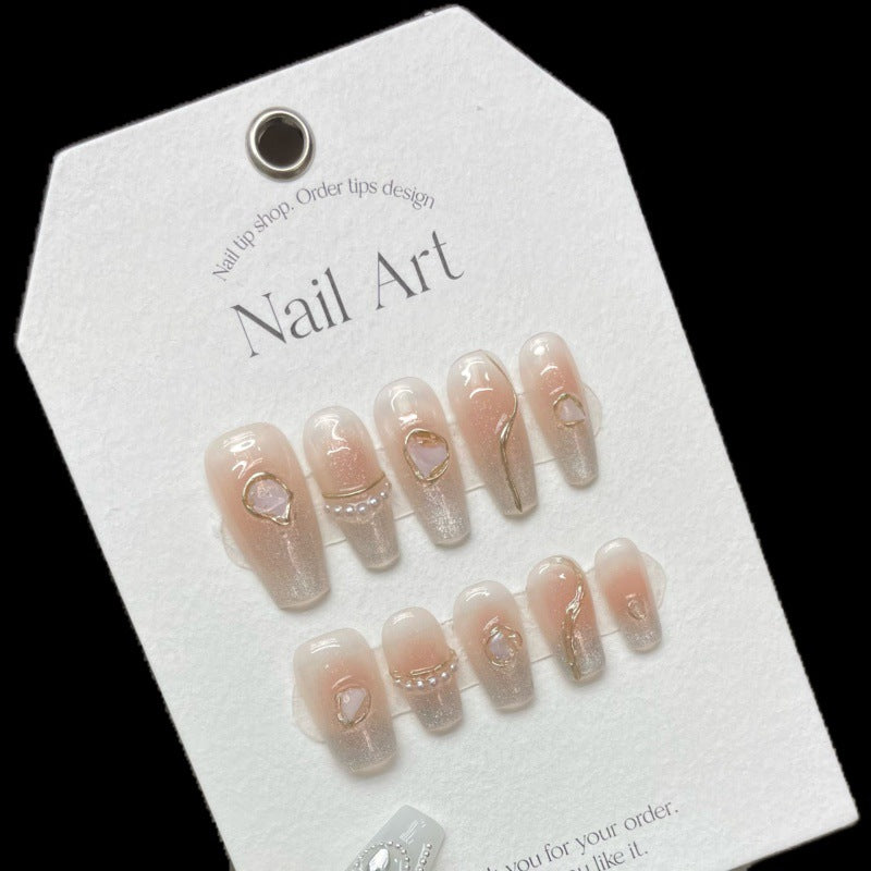 Nails 266-Ocean Pupil Nail Art